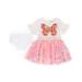 Little Lass Short Sleeve Jersey & Tulle Sparkle Tutu Dress (Baby Girls & Toddler Girls)
