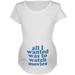 All I Wanted Watch Movies Funny White Maternity Soft T-Shirt - Small