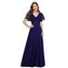 Ever-Pretty Womens Ruched Bust Cocktail Dresses for Women 98903 Royal Blue US14