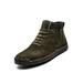 Avamo Mans Casual Shoes Boots High Top Sneakers Thickening Loafers Fall/Winter Shoes