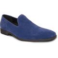 Vangelo Men Dress Shoe KING-5 Loafer Slip On Formal Tuxedo for Prom and Wedding Blue 18W