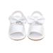 Diconna Baby Girls Sandals Summer Solid Shoes PU Bow Sandals Beach Soft Shoes