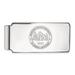 Solid 10k White Gold Official Montana State University Slim Business Credit Card Holder Money Clip Crest - 53mm x 24mm