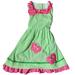 Emily Rose Butterflies Sundress in Lime, Size 6