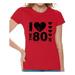 Awkward Styles I Love the 80s Shirt Black 80s Accessories 80s Rock T Shirt 80s T Shirt Retro Vintage Rock Concert T-Shirt 80s T Shirt for Women's 80s Costumes 80s Outfit for 80s Party