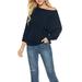 Wsevypo Women Solid Color Round Neck Bat Sleeves Bodycon Knit Sweater Dress