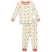 FREE 2 DREAM Pajama Set, 2 Piece Cotton PJ Set, Long Sleeve Long Pant, Natural Cotton, Kid's Sizes 3T to 10