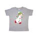 Inktastic Ice Skating Snowman, Snowman With Hat, Carrot Nose Toddler Short Sleeve T-Shirt Unisex