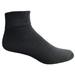 Unisex Toddler Wholesale Cotton Quarter Ankle Socks - Black Ankle Socks For Toddlers - 2-4 - 72 Pack