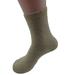 Lian LifeStyle Men's 3 Pairs Extra Thick Cashmere Wool Socks Plain Color Size 9-11(Beige)