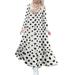 ZANZEA Womens Dresses Polka Dots Leopard Muslim Abaya Kaftan Polka Dots Floral Printed Maxi Dress