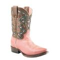 Roper Kids Girls Trust Snip Toe Western Cowboy Boots Mid Calf