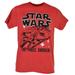 Disney Join Force Awakens Millennium Falcon T-shirt Tee Heather Red LG