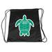 El Matador Beach California Souvenir Cinch Bag with Drawstring Backpack Tote Beach Bag Green Turtle Design