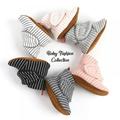 Newborn Baby Boy Girl Warm Striped Plush Soft Soled Shoes Cotton Casual Shoes Frist Walking Shoes