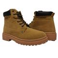 Menâ€™s Work Shoes Slip-Resistant TPR Sole Construction Boots Comfortable Walking Shoes Waterproof Boots