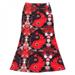 CUTELOVE Summer Fashion Women Print Skirt Loose High Waist Casual Ladies Mid-calf Skirt