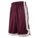 TopTie 2-Tone Basketball Shorts For Men with Pockets, Pocket Training Shorts-Maroon-L