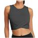 Bescita Women Workout tops for Women Cropped Tank tops Dance tops Sport Yoga Shirts