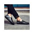 Daeful New Moccasin Leather Mens Smart Casual Shoes Driving Slip on Designer Loafers US