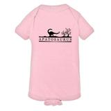 PleaseMeTeesâ„¢ Baby Apatosaurus Educational Dinosaur Sketch HQ Jumpsuit