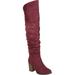 Women's Journee Collection Kaison Wide Calf Over The Knee Slouch Boot