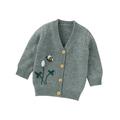 Calsunbaby Newborn Baby Girls Long Sleeve Tops Warm Coat Winter Knit Jacket