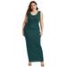 Avamo Women Plus Size Sexy Dresses Summer U-Neck Knitted Sleeveless Dress For Womens Business Evening Party Casual Beach Sundress