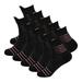 10 Pairs Mens Ankle Mid Cut Quarter Crew Black Athletic Cotton Cushioned Running Casual Sports Basketball Hiking Socks