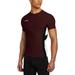 Asics Men's Anchor Short Sleeve Tee, Maroon / White