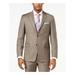 TOMMY HILFIGER Mens Beige Heather Suit Separate 38S