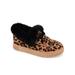 UKAP Women's Casual Bowknot Loafers Moccasins Driving Shoes Slip on Flat Boat Shoes Solid/Leopard