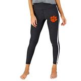 Clemson Tigers Concepts Sport Women's Centerline Knit Leggings - Charcoal/White
