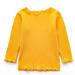 Leftwind Autumn Baby Girls Clothes Long Sleeve Solid T-shirt Kids Tops Cotton T-shirts Casual Blouse Spring