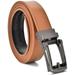 Men's Ratchet Belt Genuine Leather Mens Belt with Slide Ratchet Belts for men