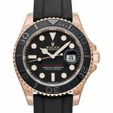 Rolex Yacht-Master 40 Automatic Black Dial 18 ct Everose Gold Men's Watch 126655