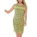 Womens Floral Print Sleeveless Midi Dress Summer Beach Casual Shift Dresses