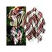 Women Plaid Lightweight Scarf Tartan Wrap Lattice Large Warm Cozy Blanket Soft Shawl Checked Winter Scarfs for Women - Xmas