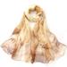 Women Scarf Floral Print Summer Sun Protection Shawl Wrap Lightweight Holiday