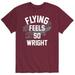 Flying Feels So Wright - Men's Short Sleeve Graphic T-Shirt