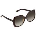 Gucci Brown Butterfly Ladies Sunglasses GG0472SA00258