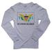 US Virgin Islands Flag - Special Vintage Edition Men's Long Sleeve Grey T-Shirt