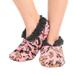 LazyOne Fuzzy Feet Slippers for Women, Cute Fleece-Lined House Slippers, Cat Nap, Non-Skid