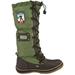 Pajar Women's Grip Boot, Dark Brown/Military Green