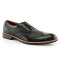 Ferro Aldo Adam M139001P Mens Full Synthetic Alligator Print Formal Oxford Casual Lace Up Dress Shoes