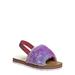 Josmo Girls Faux Fur Sandal with Back Strap (Toddler Girls)