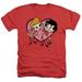 I Love Lucy - Cartoon Love - Heather Short Sleeve Shirt - Medium