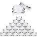 JUST BUY IT Empty Loose Powder Container Cosmetic With Sifter Transparent Plastic Clear Reusable Travel Pot Makeup Container Transparent