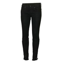 Polo RL Women's Lace Tomkins Skinny Denim Jeans (30, Black)