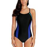 Charmo Athletic One Piece Swimsuit for Women Crossback Sports Padded Swimwear